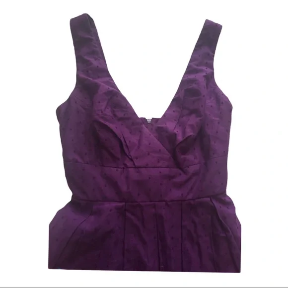 I.N. San Francisco Purple Rose Border Sundress 5 - Picture 10 of 13